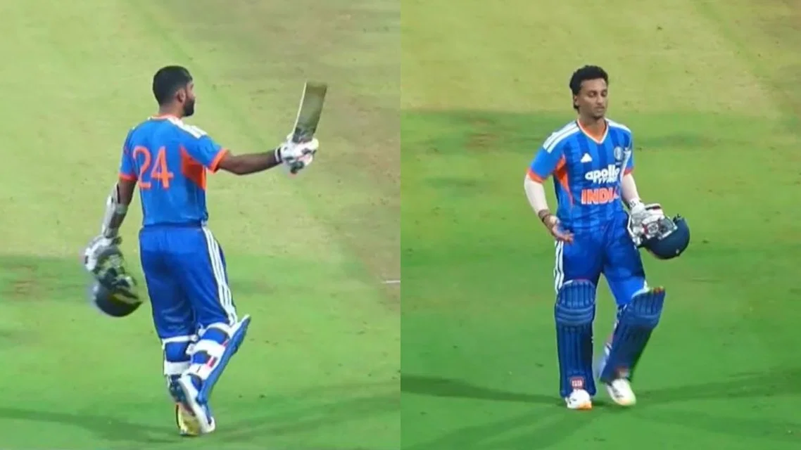 Jagadeesan and Ayush Badoni pummel USA bowlers [Source: @CricCrazyJohns/x]