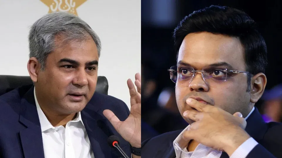 मोहसिन नक़वी और जय शाह [X]