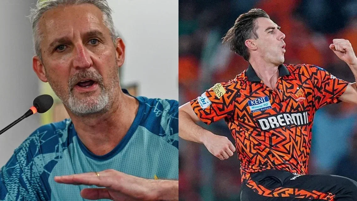 Jason Gillespie takes sly dig at Pat Cummins [Source: @SUNRISERSU, @PKohliReturns/X.com]