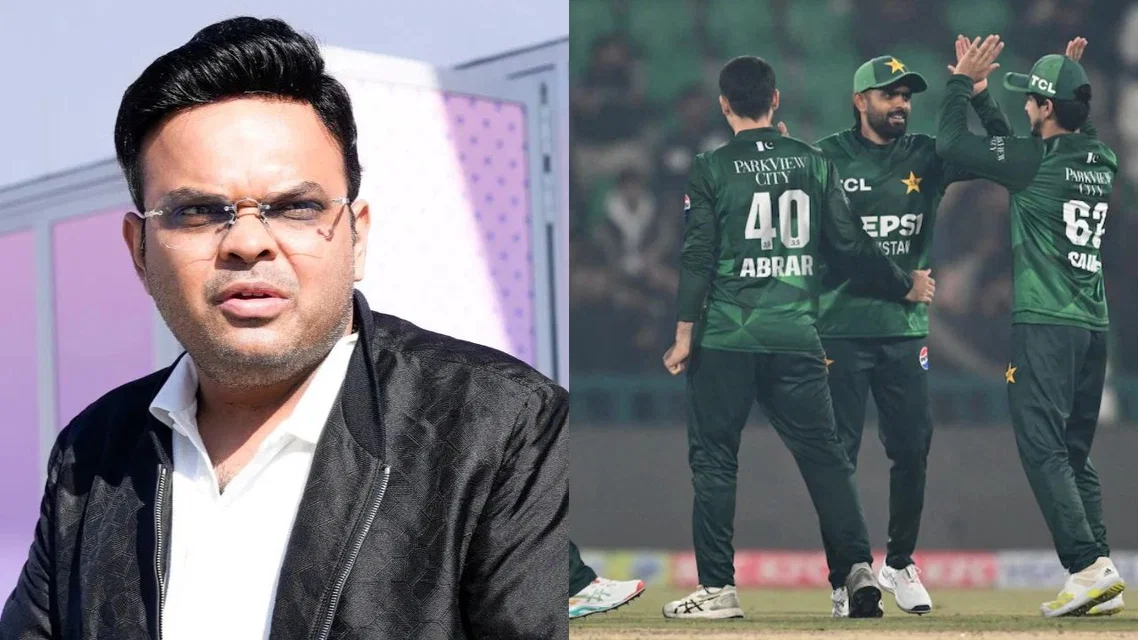 ICC Chief Jay Shah, Pakistan Cricket Team. Image Credits: X