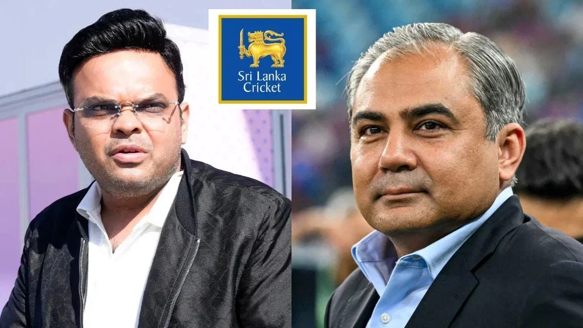 Jay Shah vs Mohsin Naqvi to SLC on IND vs PAK. Image Credits: X