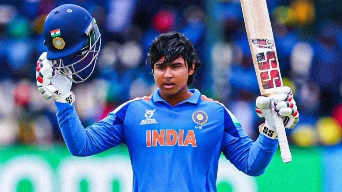 Vaibhav Suryavanshi dominates U19 World Cup final [Source: @MANASDU06413436/X.com]