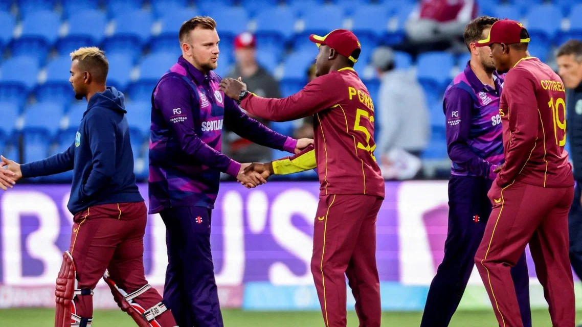 West Indies vs Scotland - (Source:AFP)