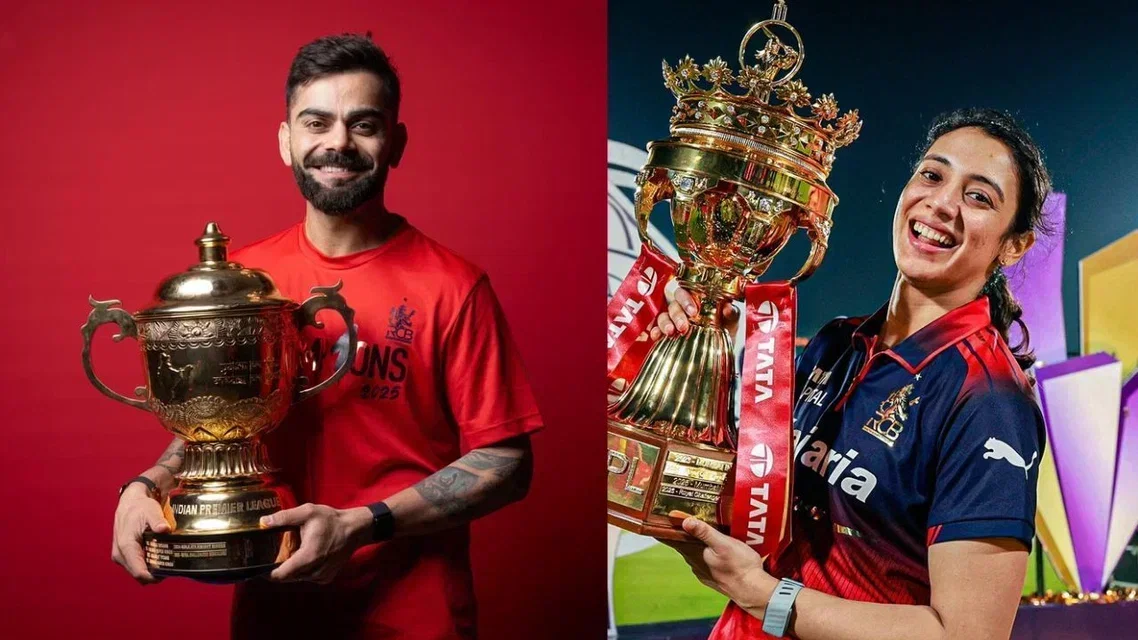 Virat Kohli and Smriti Mandhana (Source:X)