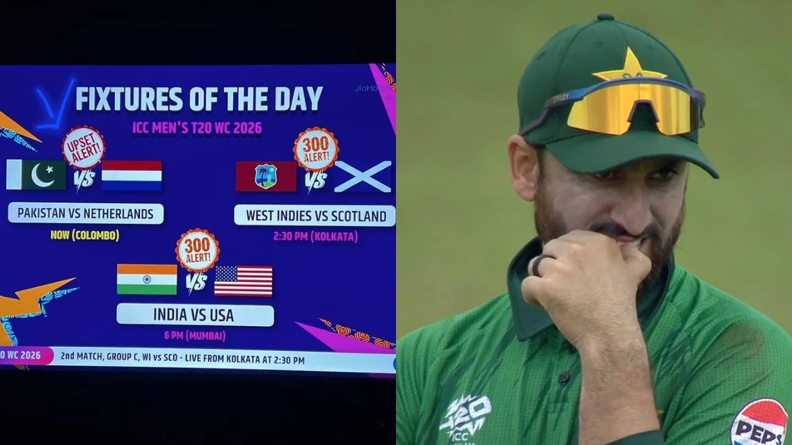 Salman Agha in Pakistan vs Netherlands. Image Credits: X