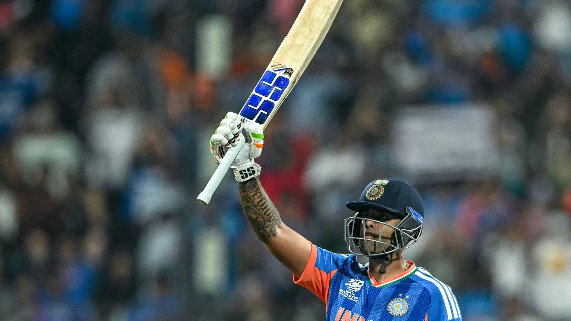 Suryakumar Yadav led India's recovery vs USA [Source: AFP Photos]