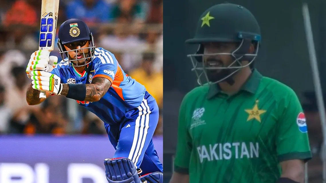 Suryakumar Yadav and Babar Azam [Source: @BCCI, @varunx18/x]