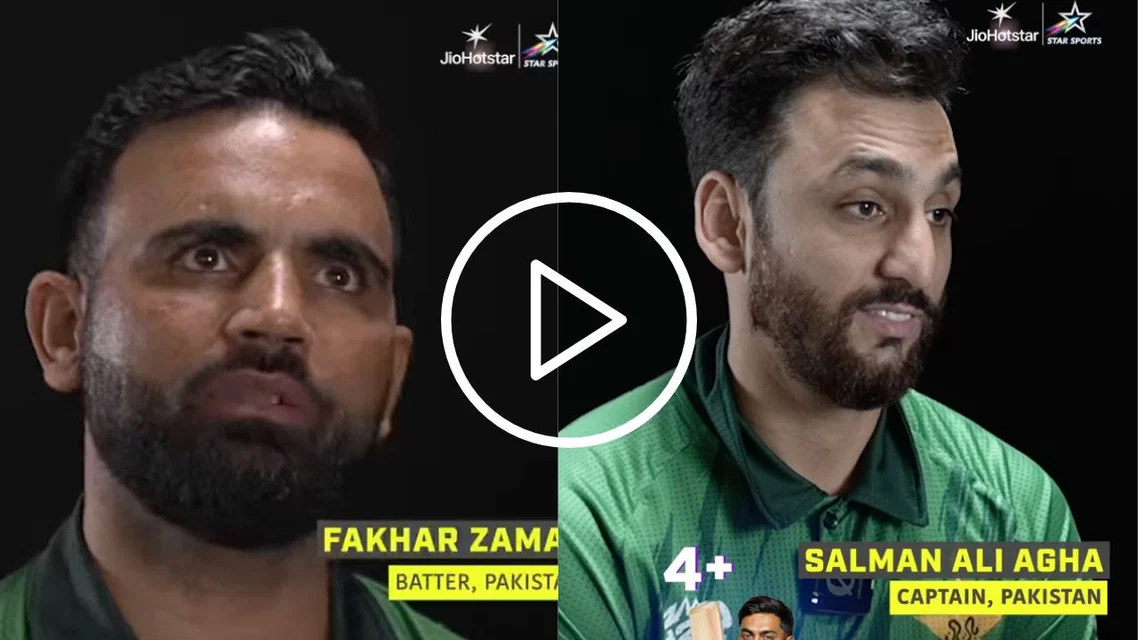 Salman Agha and Fakhar Zaman - (Source: X.com)