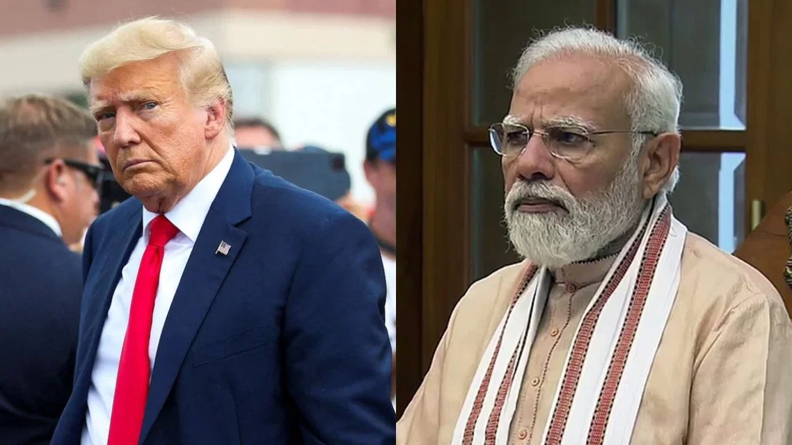 Donald Trump and Narendra Modi [Source: X]