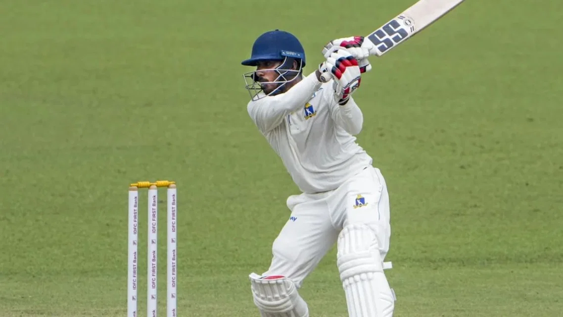 Sudip Kumar Gharami hits a solid 299 in Ranji Trophy clash [Source: X]