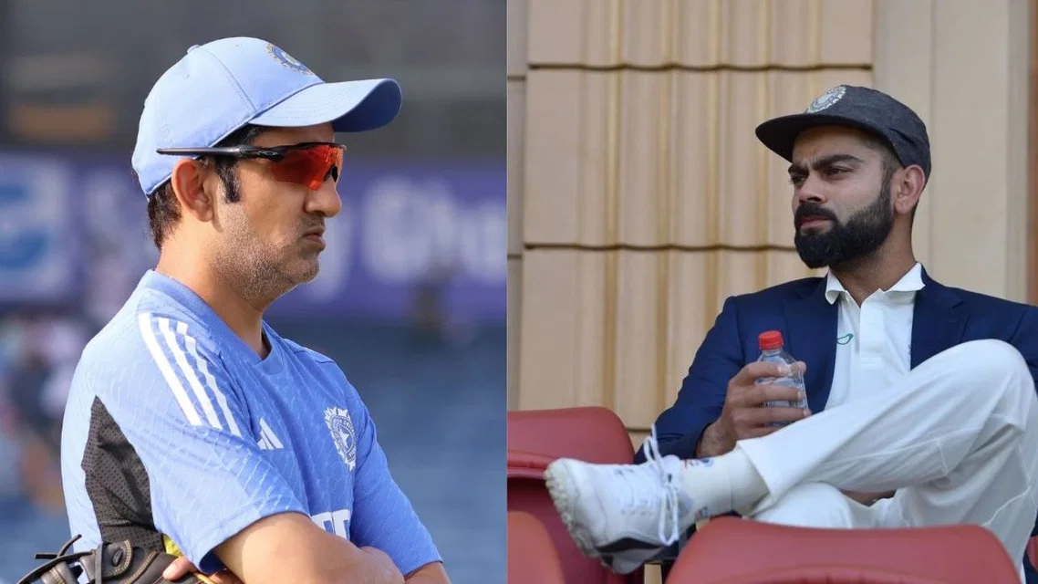 Gautam Gambhir and Virat Kohli (Source:X)