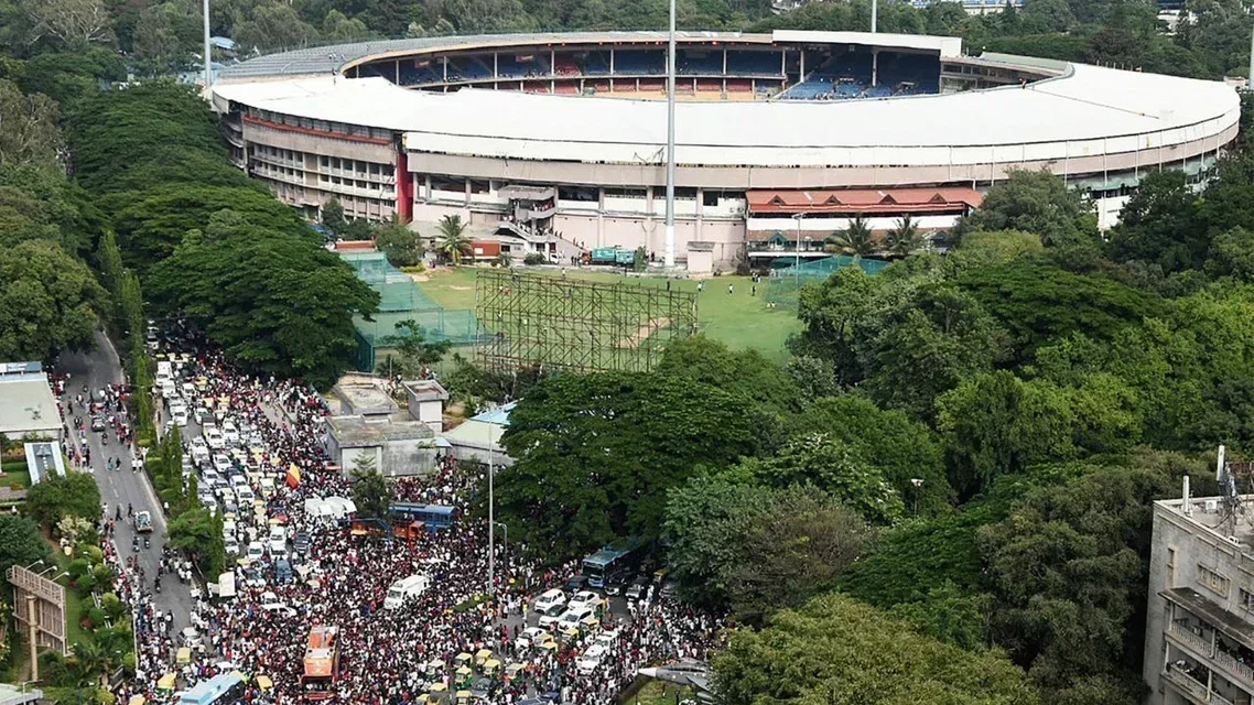 Chinnaswamy Stadium - (Source: AFP)