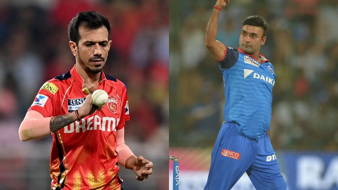 Yuzvendra Chahal (L) and Amit Mishra (R) in IPL (Source: AFP)