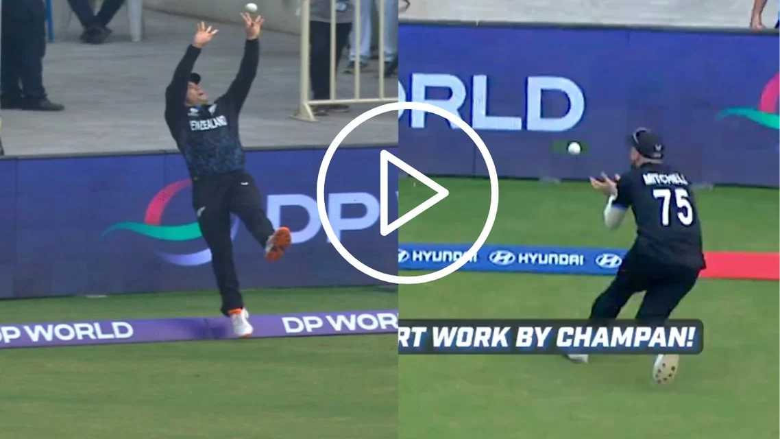 Mitchell-Chapman combine to take stunning catch [Source: X]
