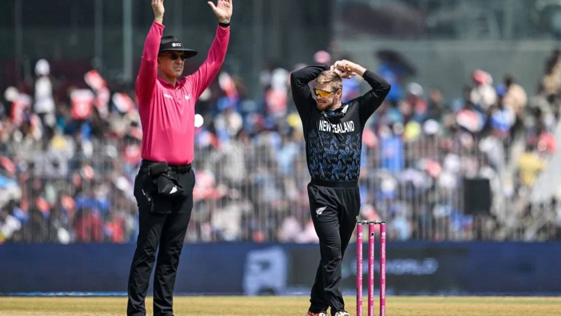 Glenn Phillips bowling for New Zealand - (Source: AFP)