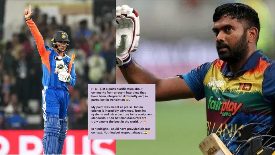 भानुका राजपक्षे ने भारतीय बल्लों पर अपनी टिप्पणी स्पष्ट की [Source: Crex_live, pratyush_no7/X.com]