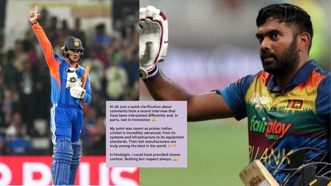 Bhanuka Rajapaksa clarifies comments on Indian bats [Source: Crex_live, pratyush_no7/X.com]