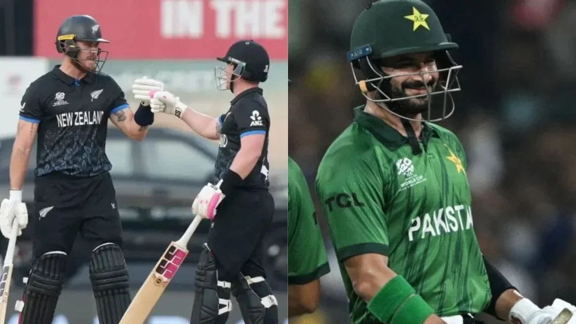 New Zealand openers Finn Allen and Tim Seifert, and Sahibzada Farhan [Source: AP, AFP]