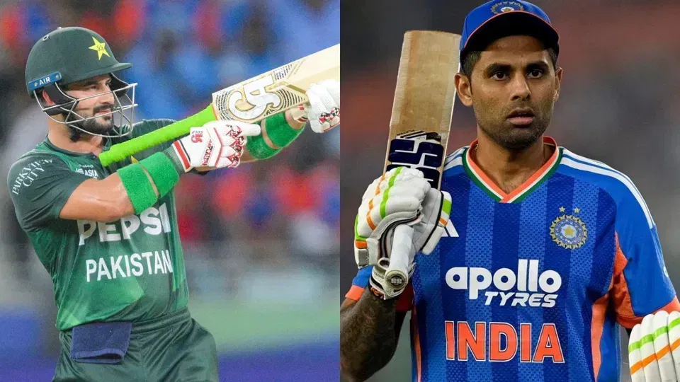 साहिबजादा फरहान और सूर्यकुमार यादव [स्रोत: एक्स]