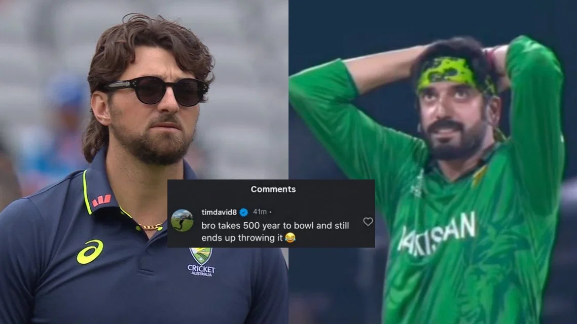 Tim David and Usman Tariq [Source: @bet_helll, @Mostlykohli/x]