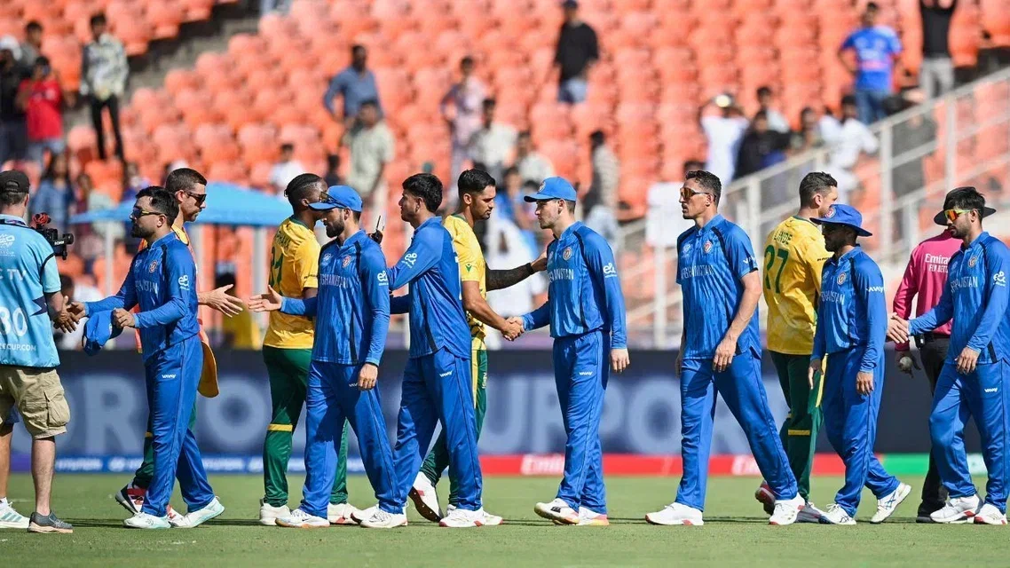South Africa beat Afghanistan in T20 World Cup 2026 game in Ahmedabad (Source: AFP)&nbsp;