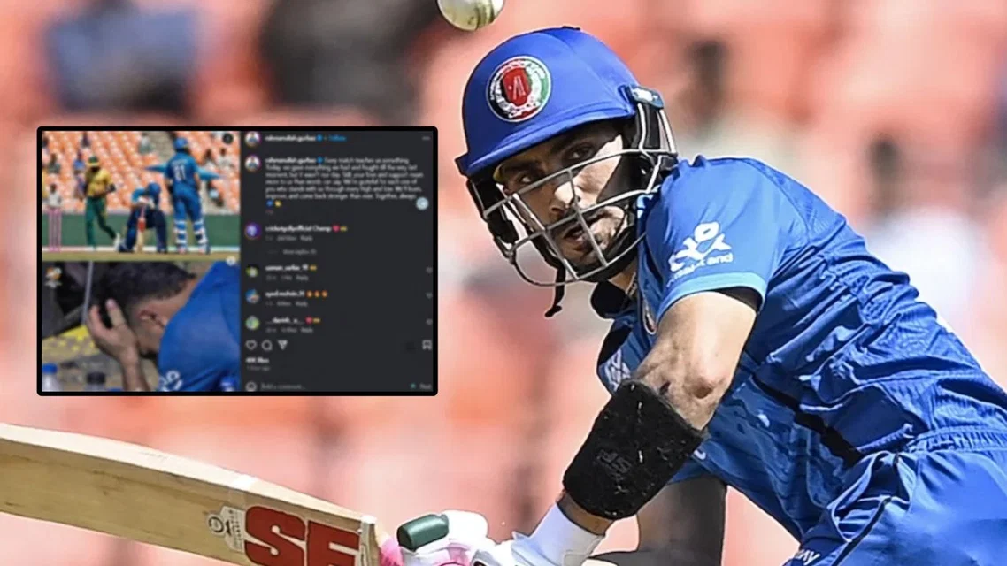 Rahmanullah Gurbaz pens emotional note [Source: X]