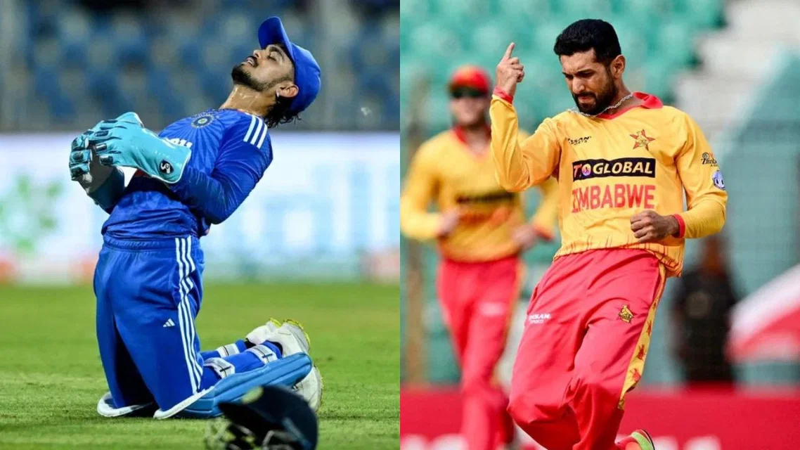 Ishan Kishan and Sikandar Raza [Source: AFP]