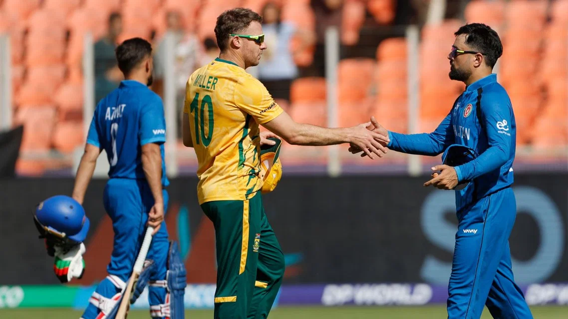 South Africa choke twice, still defeat Afghanistan [Source: @ACBofficials/x]