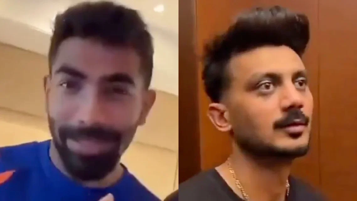 Jasprit Bumrah, Axar Patel. Image Credits: X
