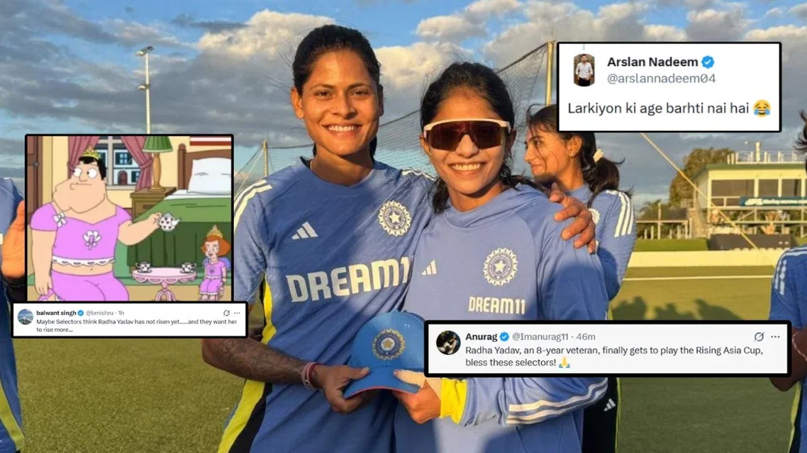 Radha Yadav gets trolled for featuring in Asia Cup [Source: X]