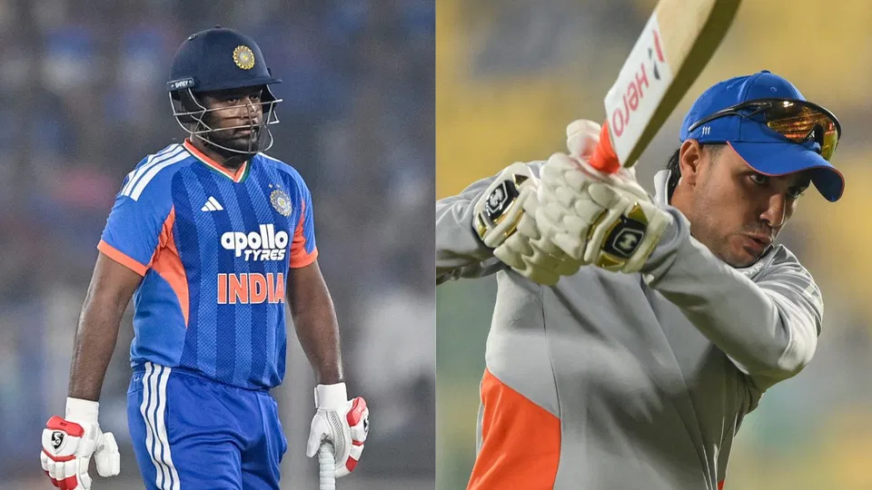 संजू सैमसन और अभिषेक शर्मा [AFP]