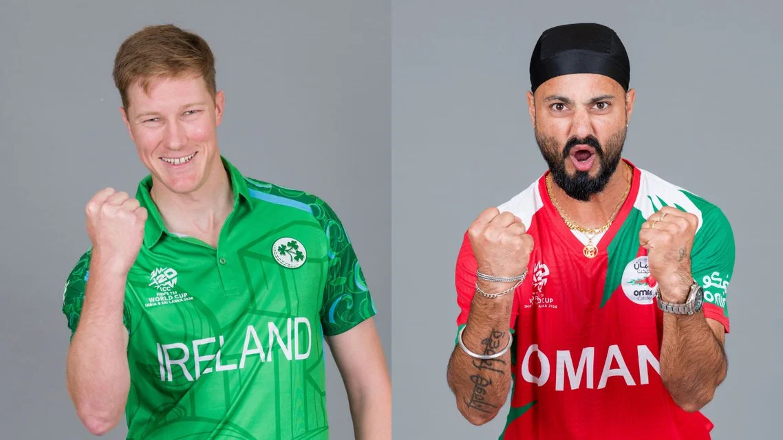 IRE vs OMN Head to Head Records. [Source - @icc/x.com]