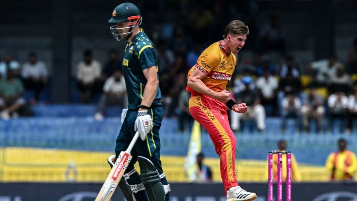 Zimbabwe upset Australia in T20 World Cup 2026 [Source: @iiamirfanali/X.com]