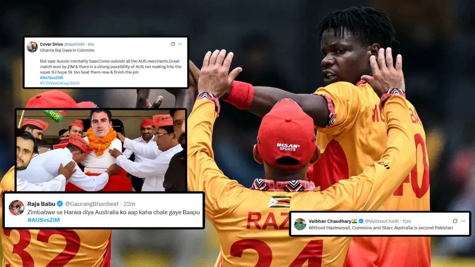 ज़िम्बाब्वे ने ऑस्ट्रेलिया को हराया [X]