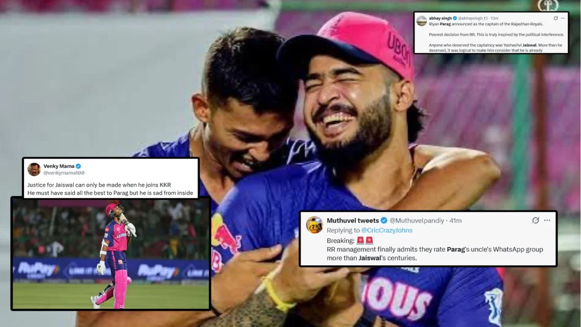 Yashasvi Jaiswal snubbed from RR captaincy [Source: X]