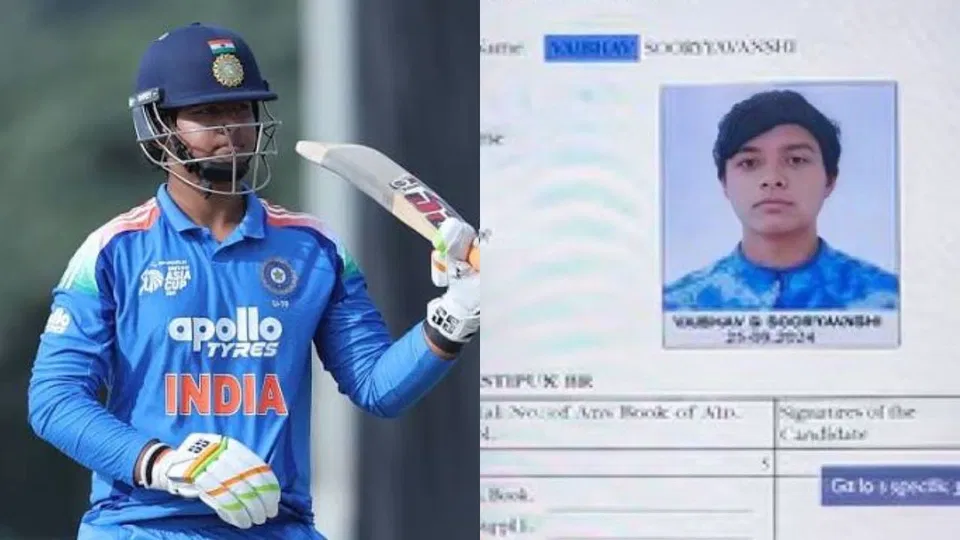 वैभव सूर्यवंशी के एडमिट कार्ड ने सबका ध्यान खींचा (स्रोत: @SelflessCricket/x.com, @mufaddal_vohra/x.com)