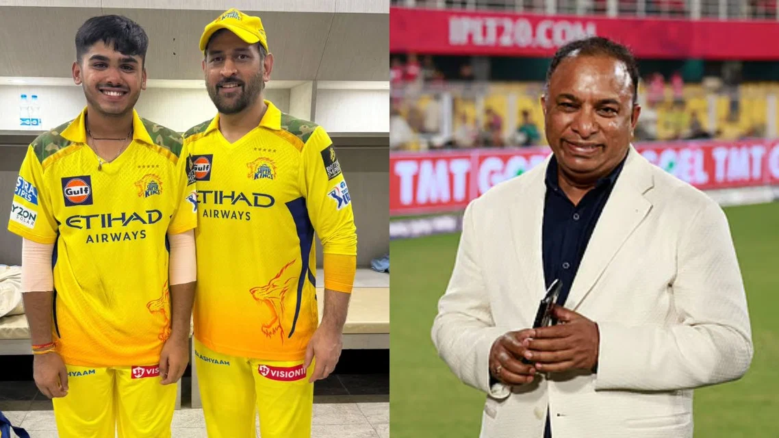 Ayush Mhatre MS Dhoni for CSK In IPL, Devajit Saikia for BCCI. Image Credits: X