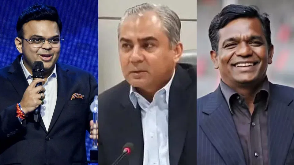 जय शाह, मोहसिन नक़वी और अमीनुल इस्लाम बुलबुल [X]