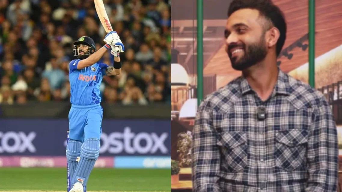 Virat Kohli and Ajinkya Rahane [Source: @MDRaju_Live, @OxygenKohlii18/x.com]