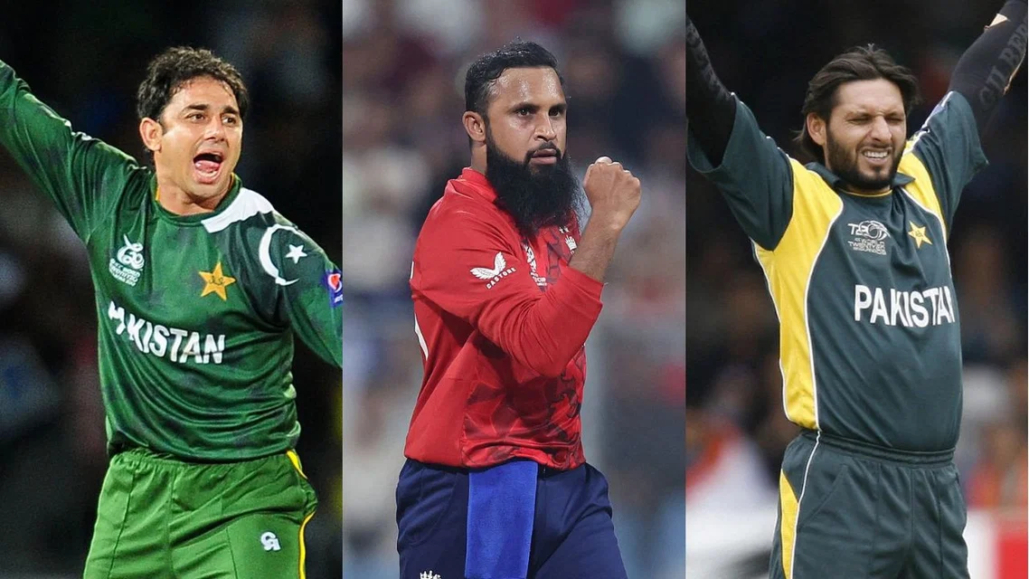 Adil Rashid equals Saeed Ajmal's T20 World Cup wickets' tally. [Source - AFP Photos]