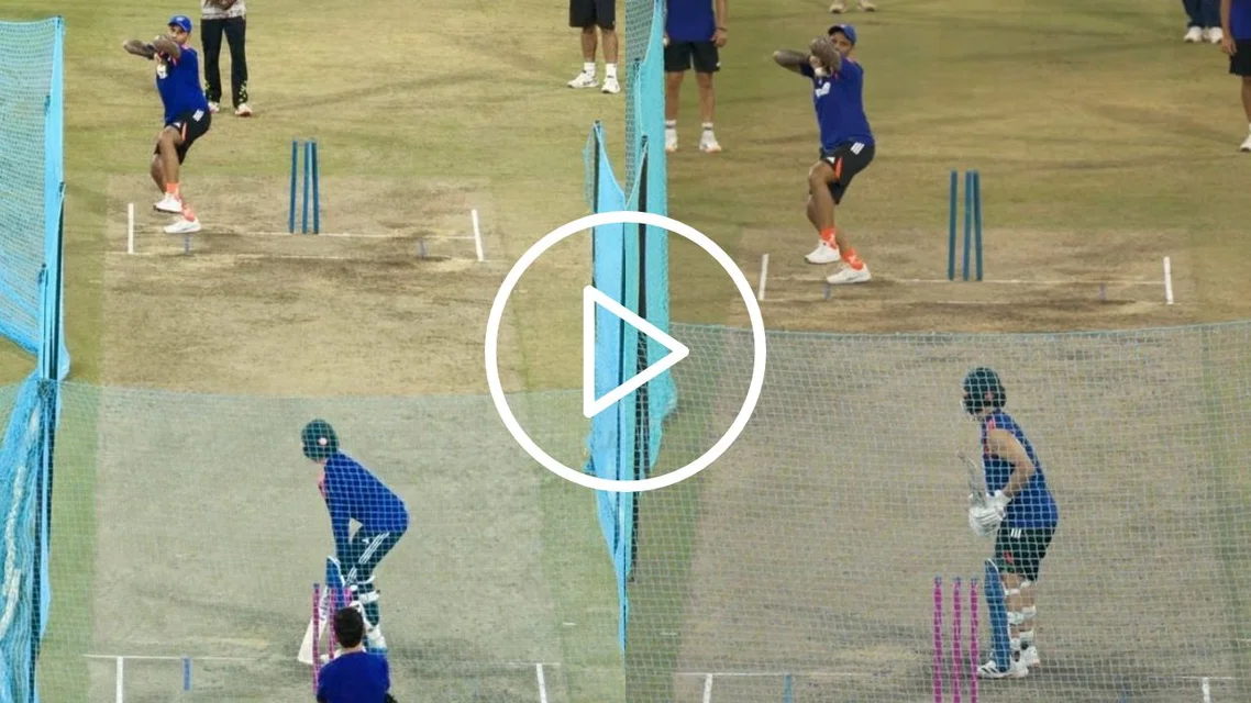 Suryakumar Yadav bowling in nets - (Source: X.com)
