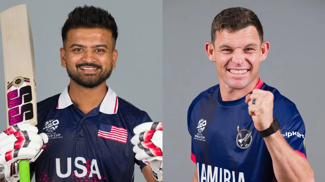 USA vs Namibia Head to Head. [Source - @icc/x.com]