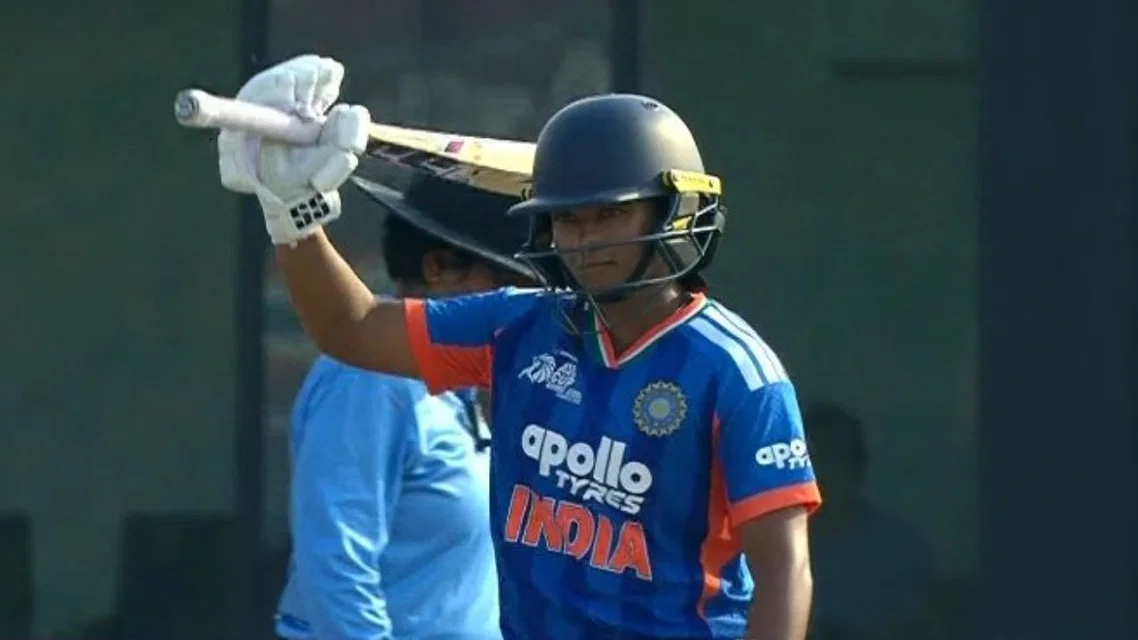 Dinesh Vrinda scored an unbeaten 55 [Source: @SACH7N_94/x.com]