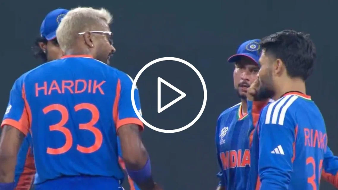Hardik Pandya shouts at Kuldeep Yadav [Source: X]
