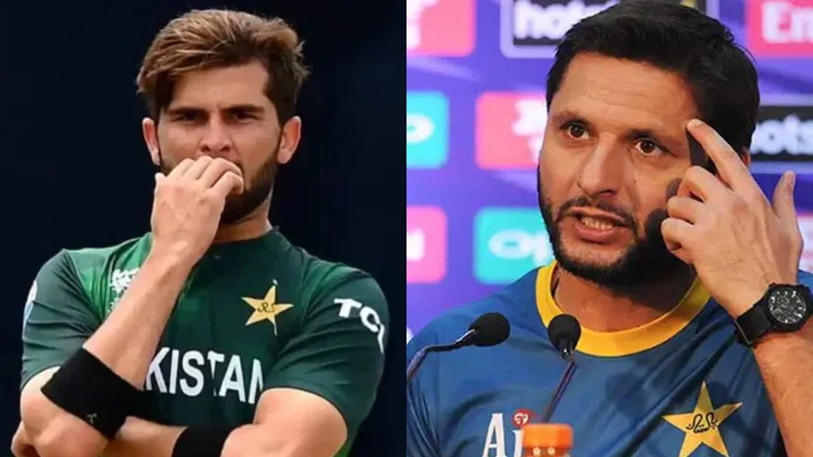 Shaheen Afridi and Shahid Afridi [Source: X]
