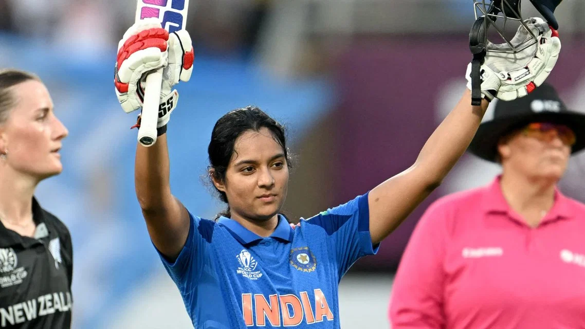 Pratika Rawal in Women's World Cup 2025 (Source: AFP)