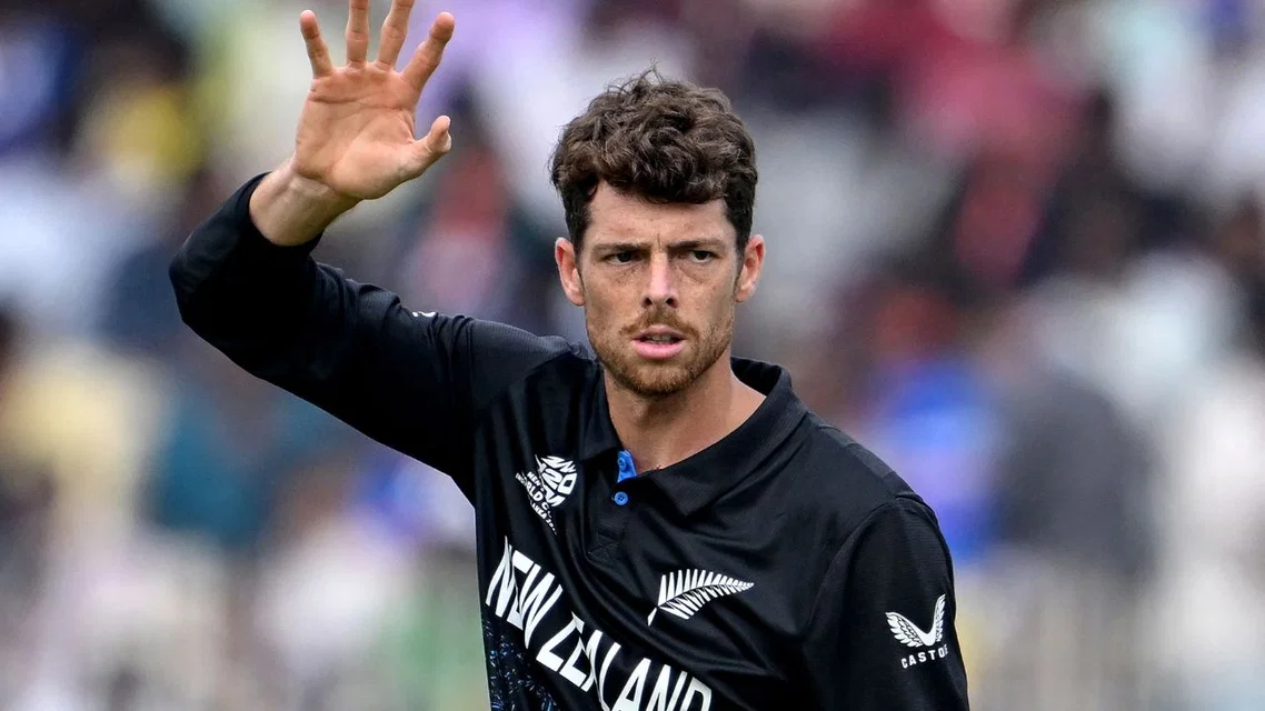 New Zealand captain Mitchell Santner (Source: AFP)
