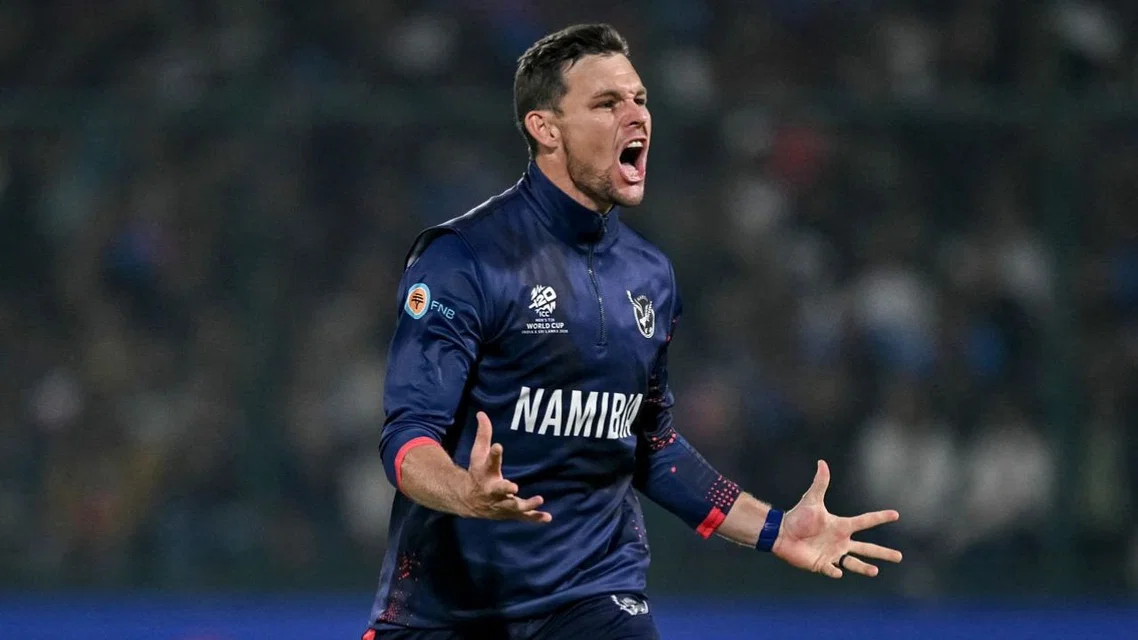 Namibia's probable XI vs Pakistan. [Source - AFP Photos]