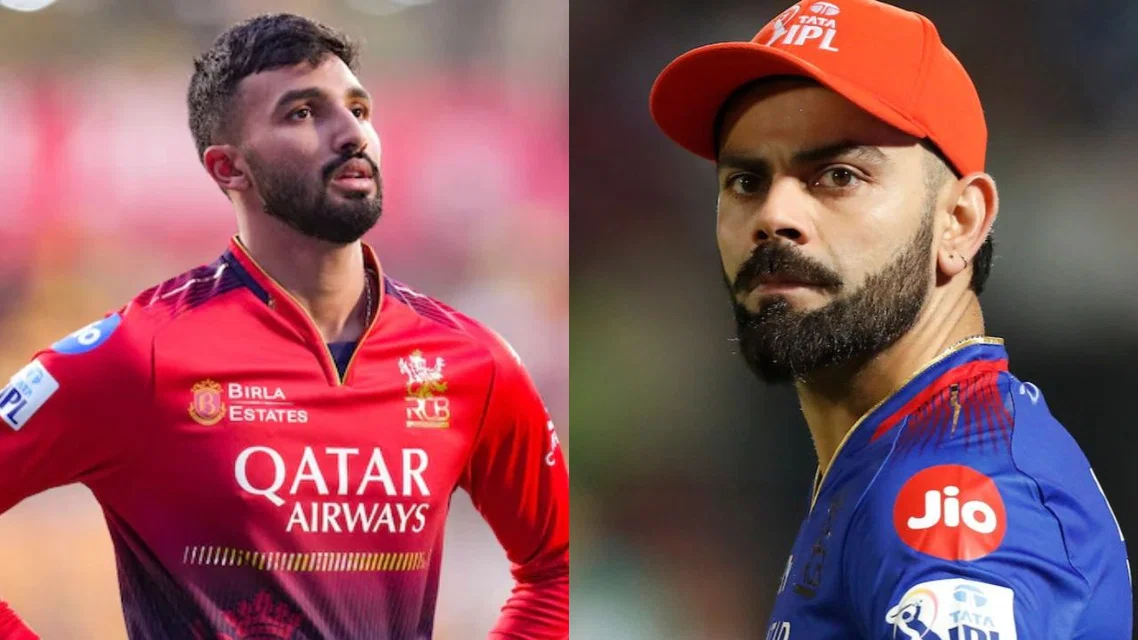 Devdutt Padikkal Virat Kohli for RCB. Image Credits: X