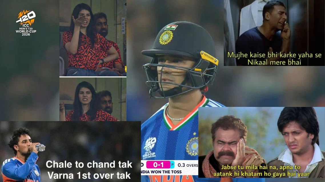 Abhishek Sharma trolled by fans for another duck [Source: @CricCrazyJohns/x]